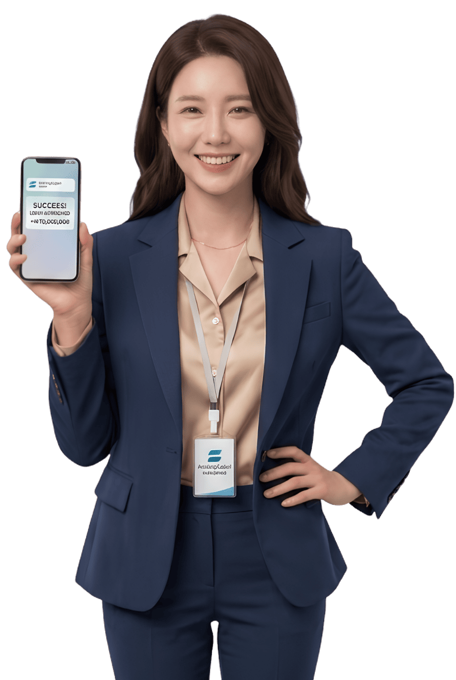 야간·주말에도 스마트폰으로 비대면 소액대출 상담을 안내하는 더좋은캐쉬 상담원